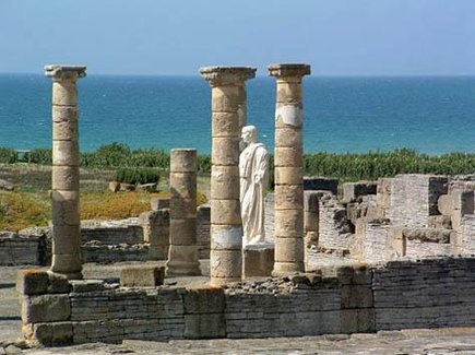 The pillars of herakles. Cadiz.