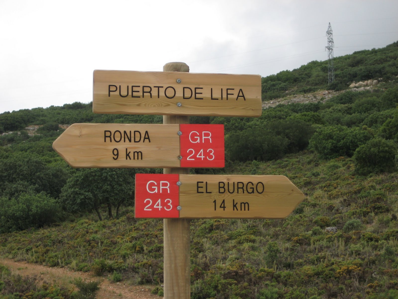 Wanderweg Sendero Sierra de las Nieves - GR 243