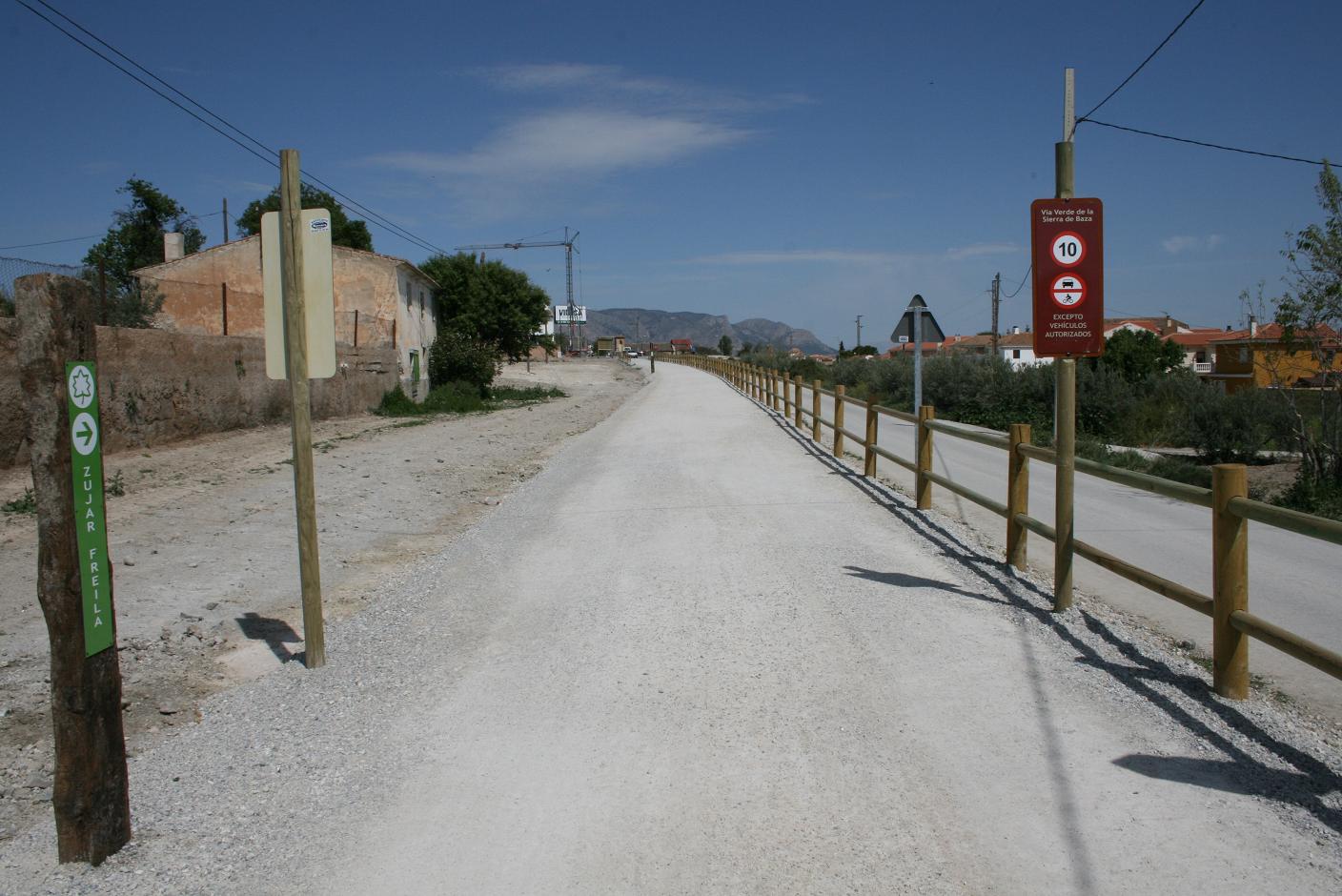 Grüner Weg der Sierra de Baza