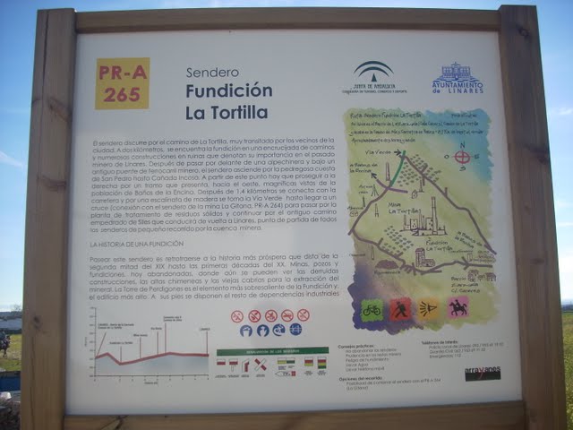 Itinéraire Fundición La Tortillá. Routes minières de Linares – PR-A 265