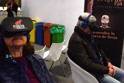 Las cuevas de Nerja invitan a visitarlas a través de la realidad virtual