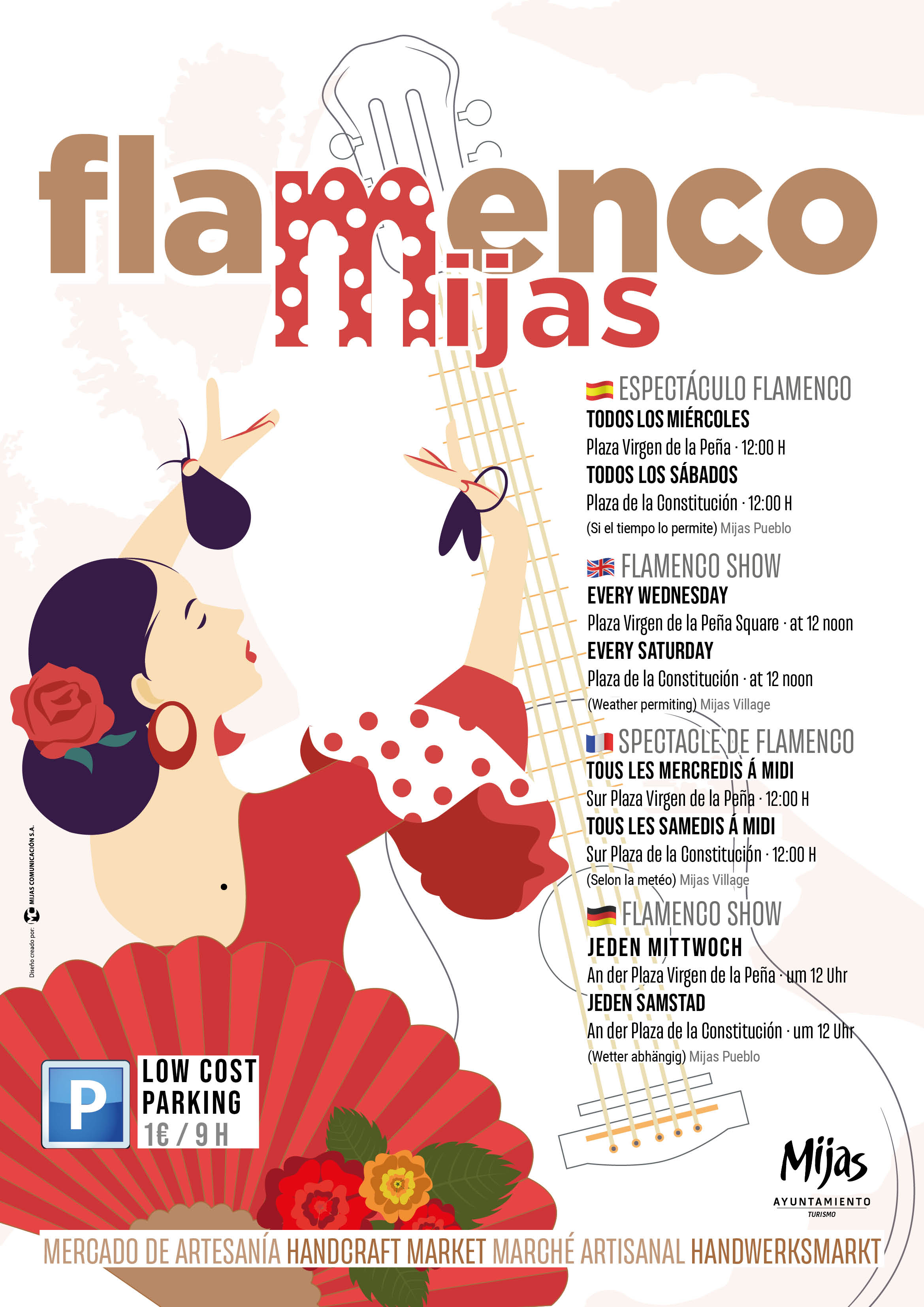 Espectáculo de Flamenco en Mijas y Mercado Artesanal