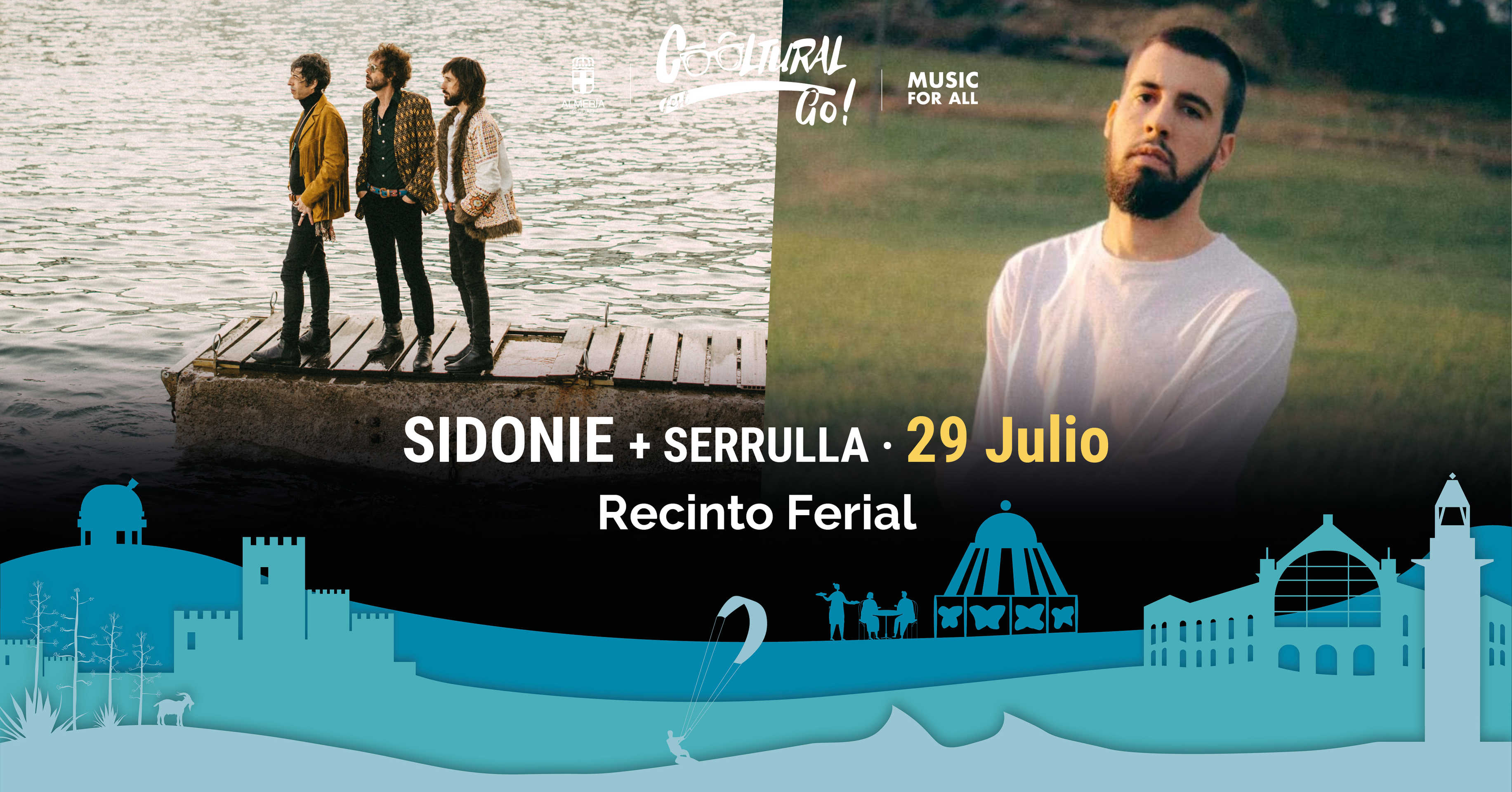 Sidonie y Serrulla en concierto