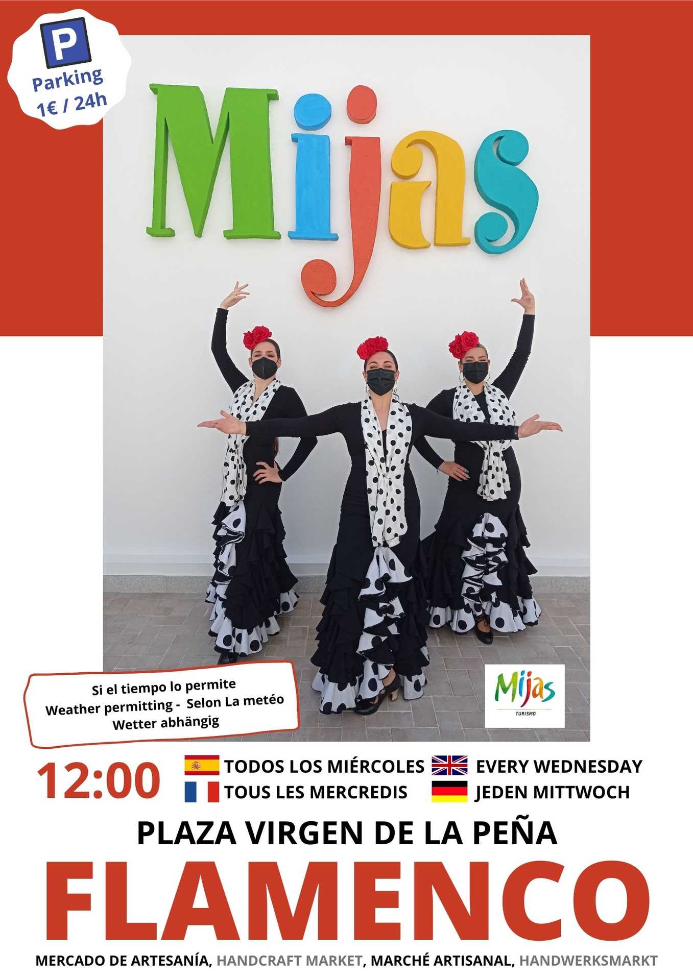 Espectáculo de Flamenco en Mijas y Mercado Artesanal