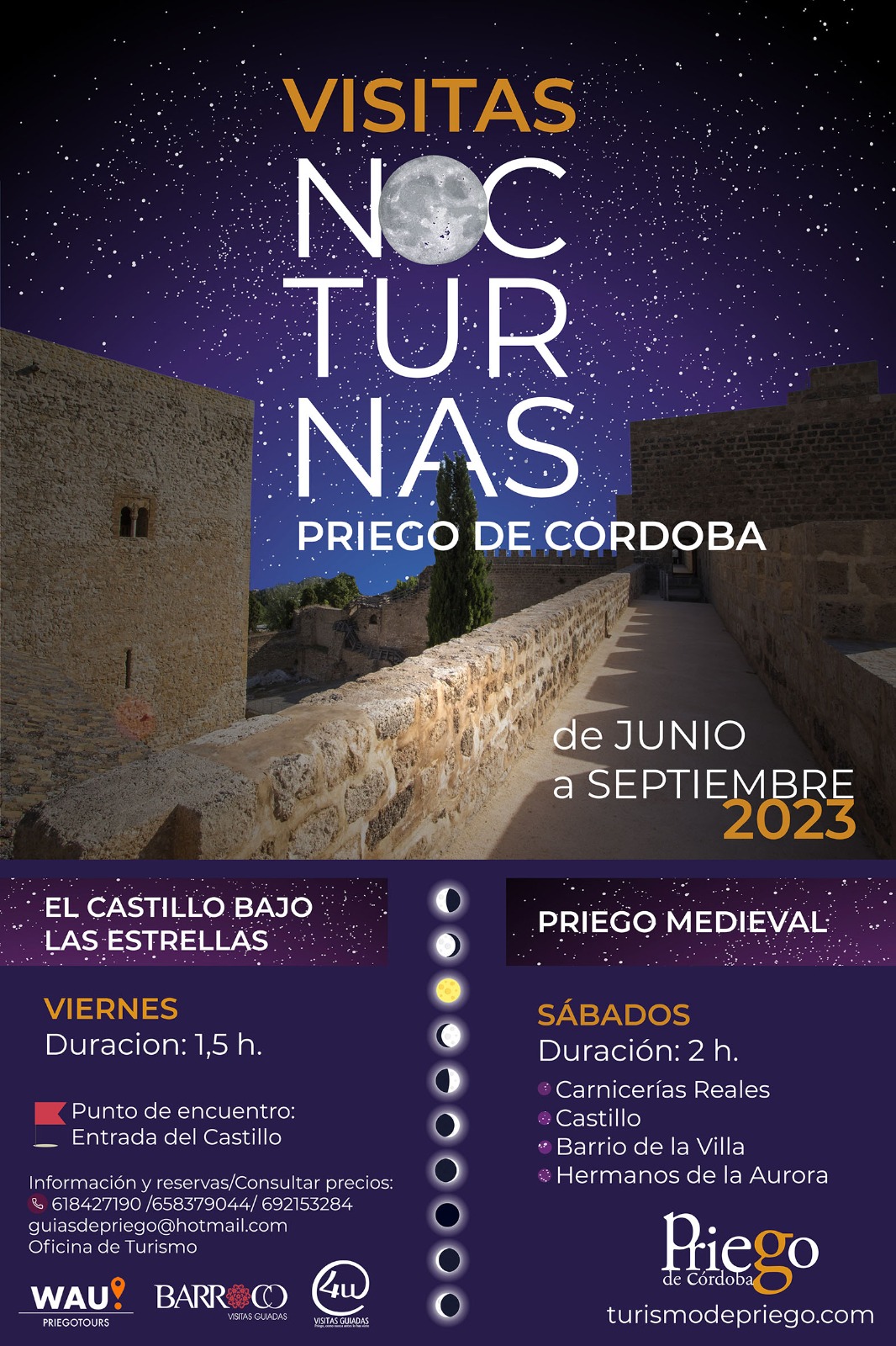 Visites nocturnes à Priego de Córdoba
