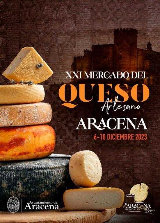 Markt für handgefertigten Käse in Aracena