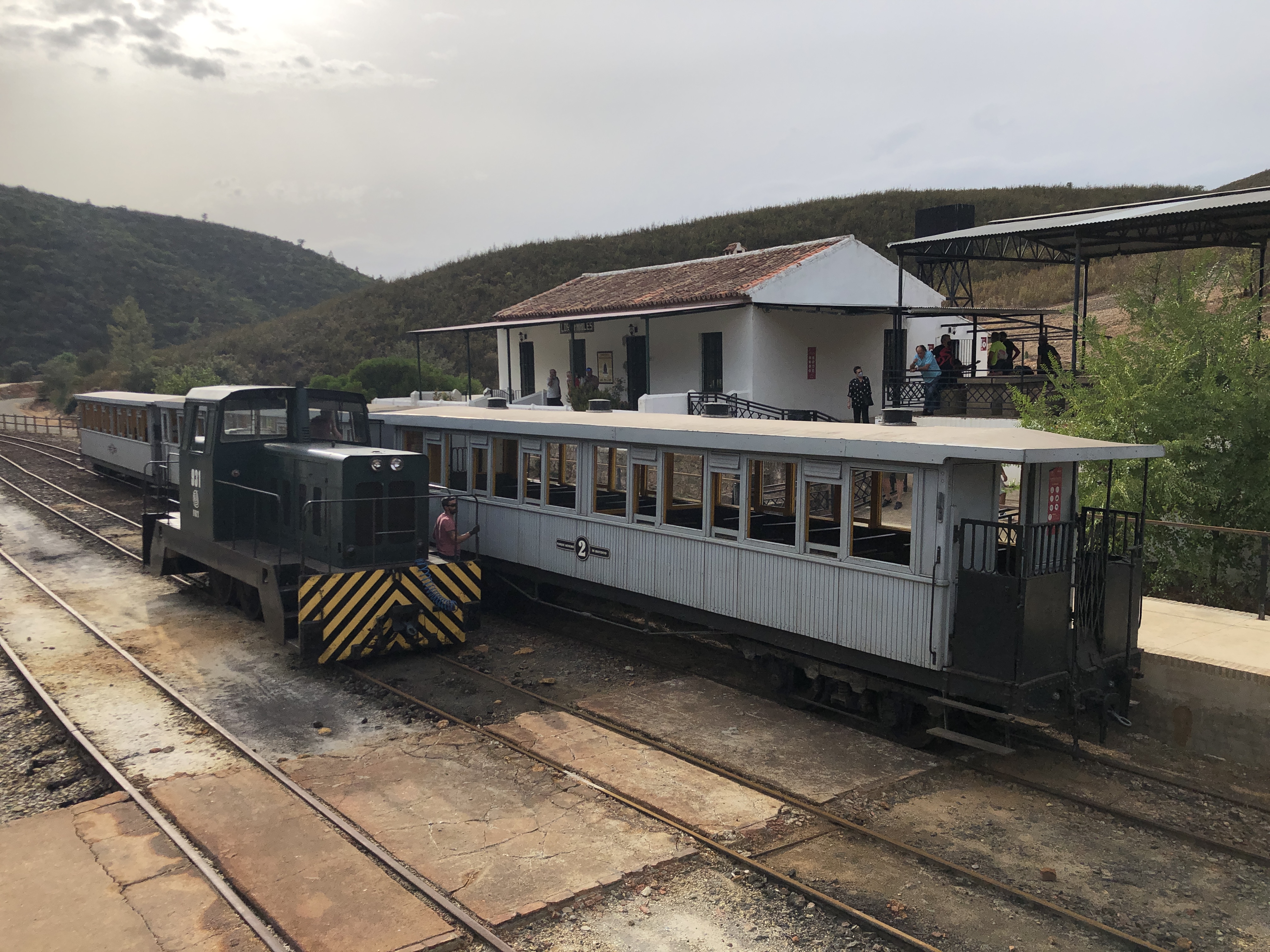 Ferrocarril turístico en Minas de Riotinto