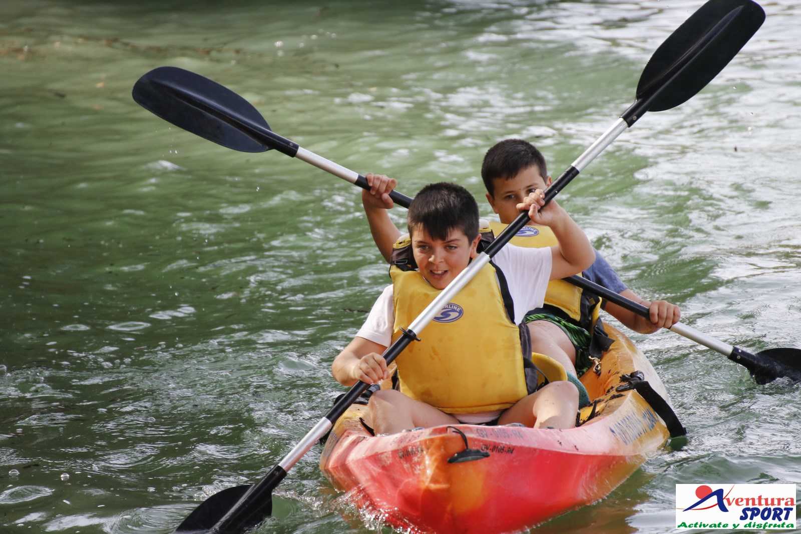 Travesías en kayak en Sierras de Cazorla