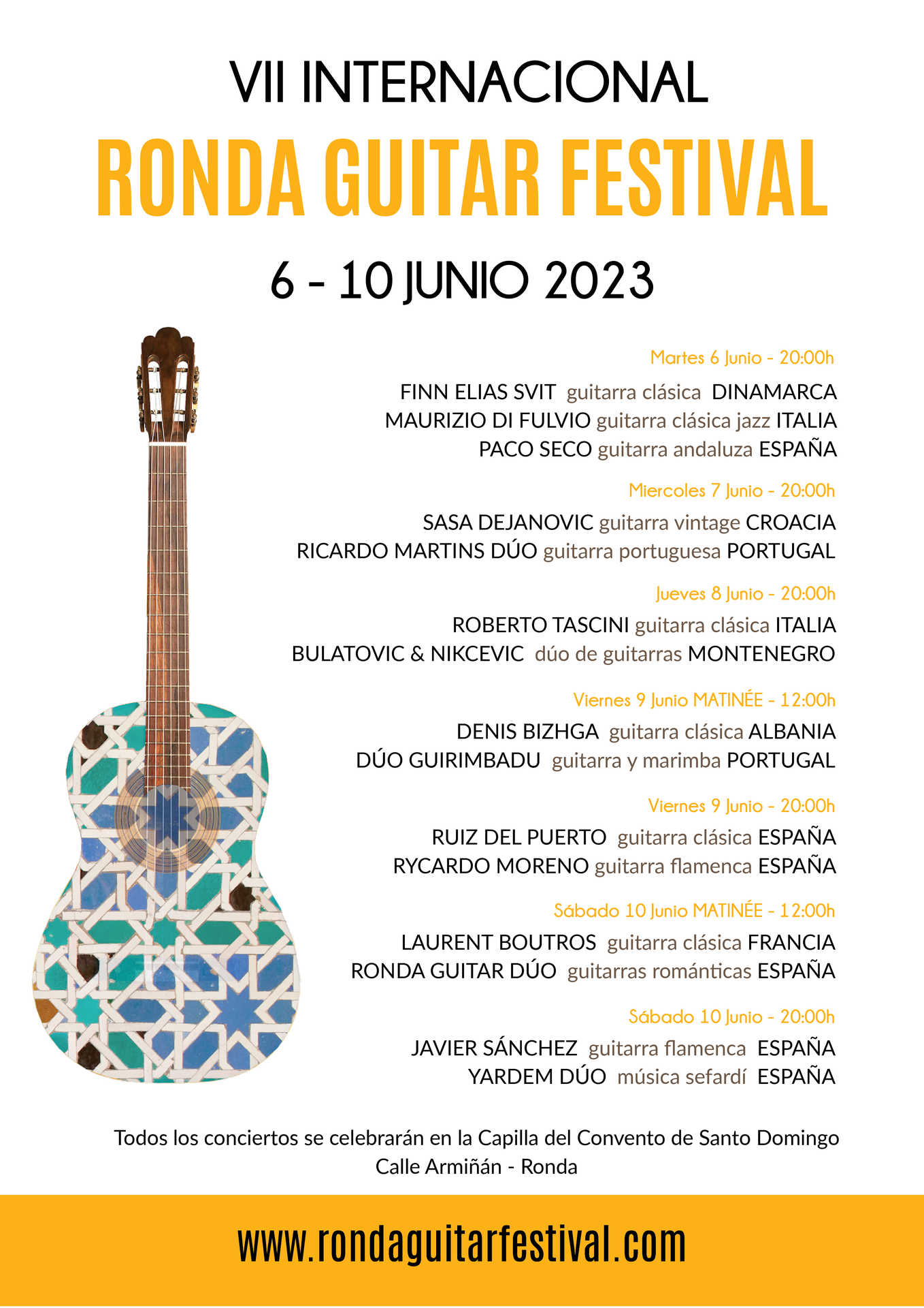 VII Internationale Gitarrenfestival von Ronda