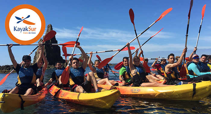 Kayak Arrecife de Las Sirenas Cabo de Gata - KayakSur - Telf 635178543