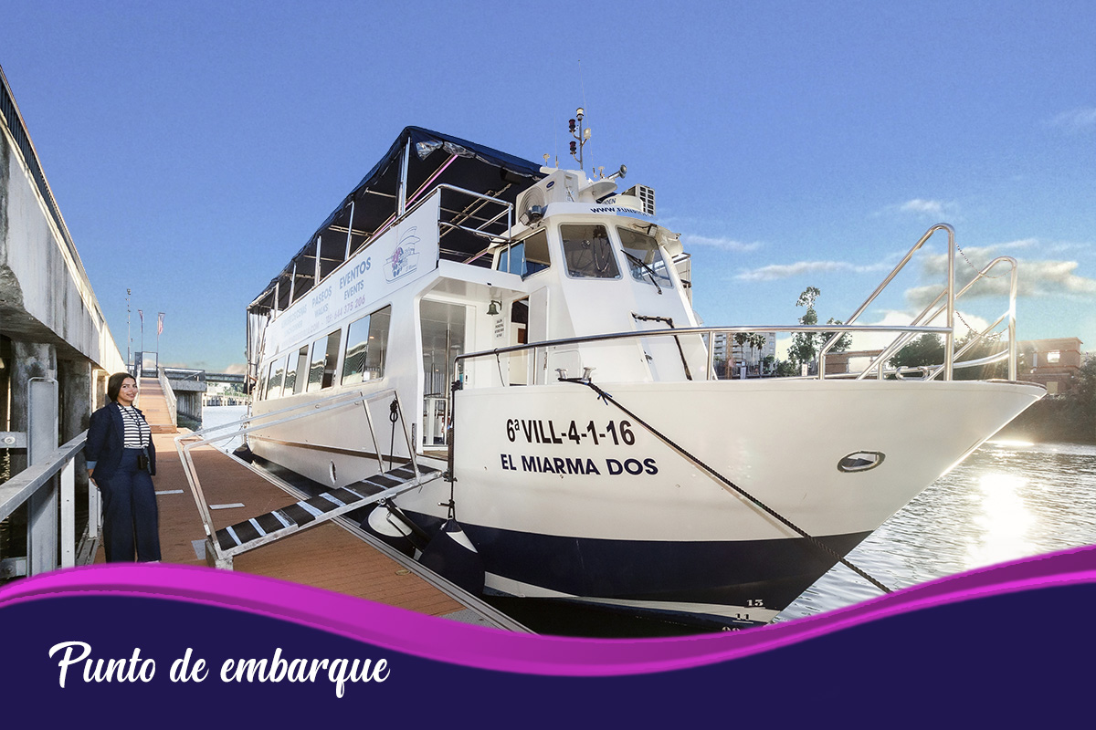 Boat trip on the Guadalquivir River