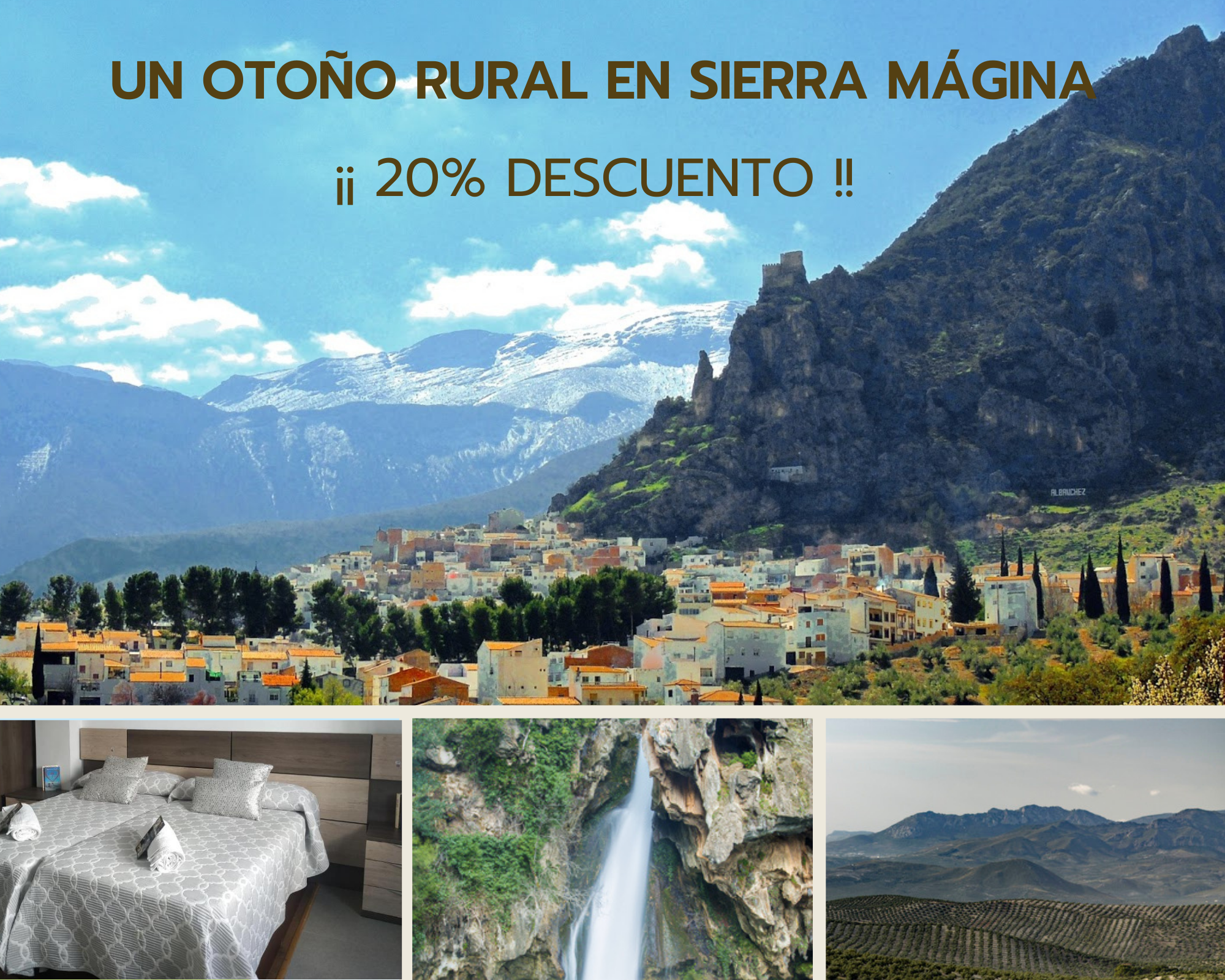 Rural autumn in Sierra Mágina 20% discount