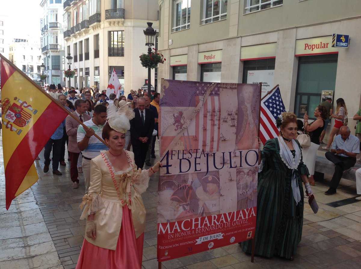 Desfile 4 julio en Málaga 