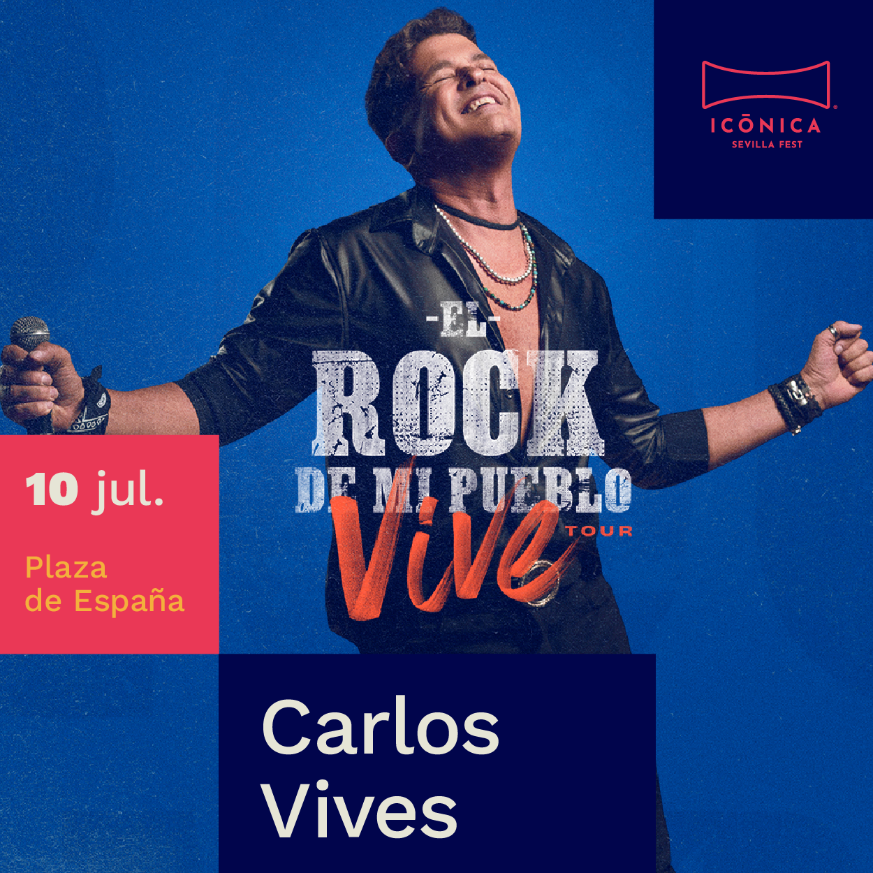 Concierto de Carlos Vives - Icónica Fest