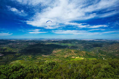 Gleitschirmfliegen in der Sierra de Líjar und Algodonales