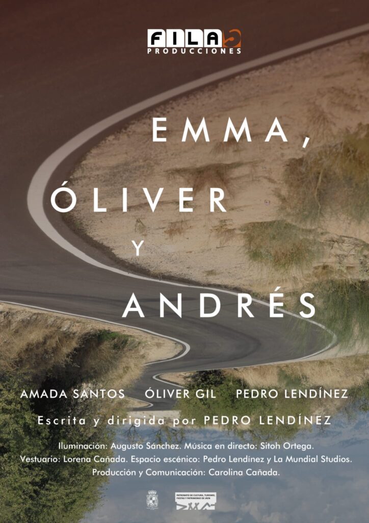 Emma, Oliver y Andrés en el Teatro Infanta Leonor