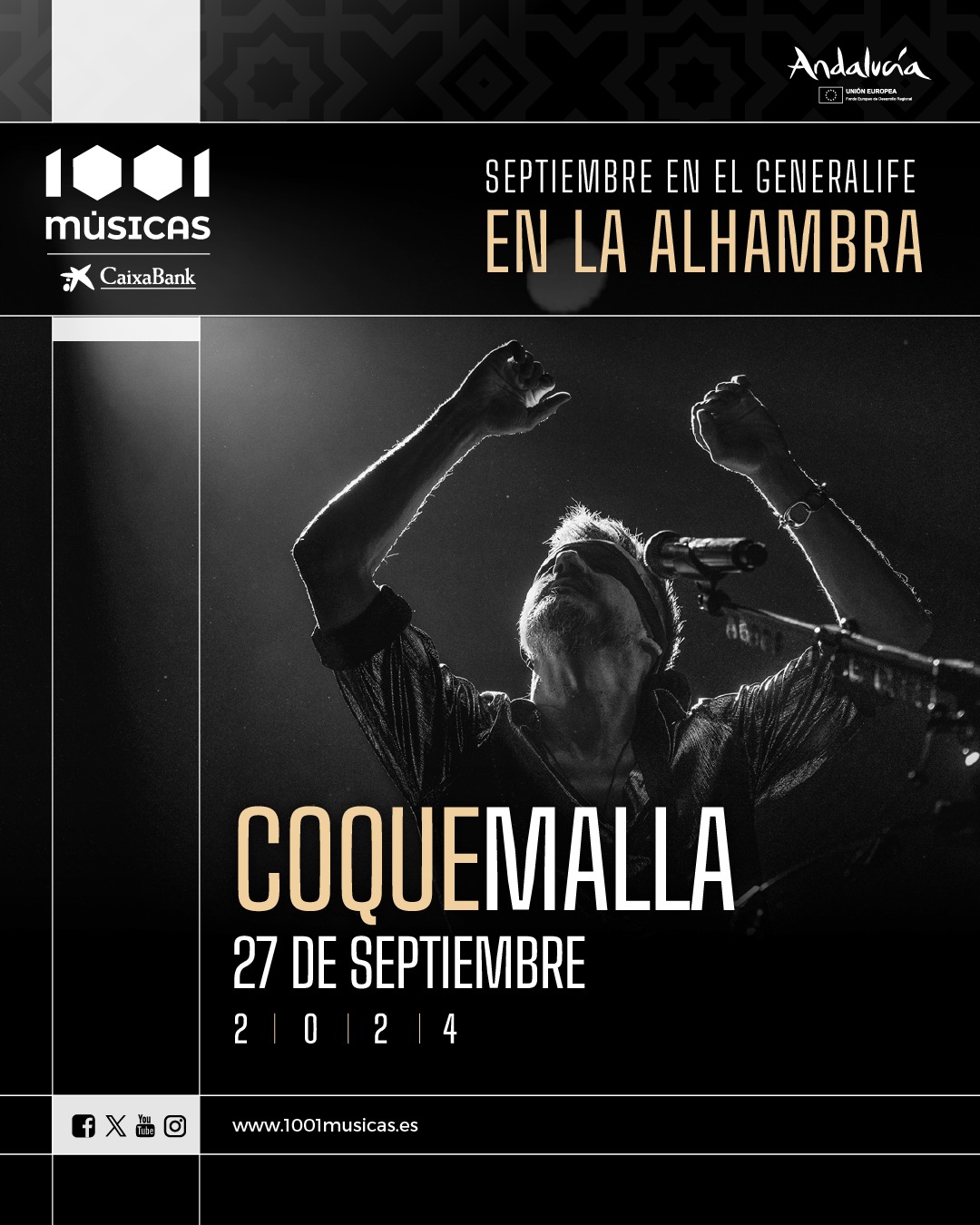 Concierto de Coque Malla - 1001 Músicas - CaixaBank