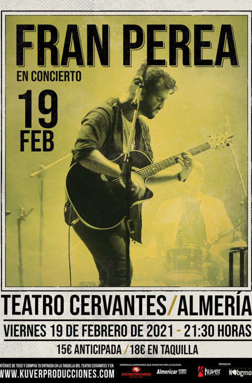 Fran Perea en concierto en Almería