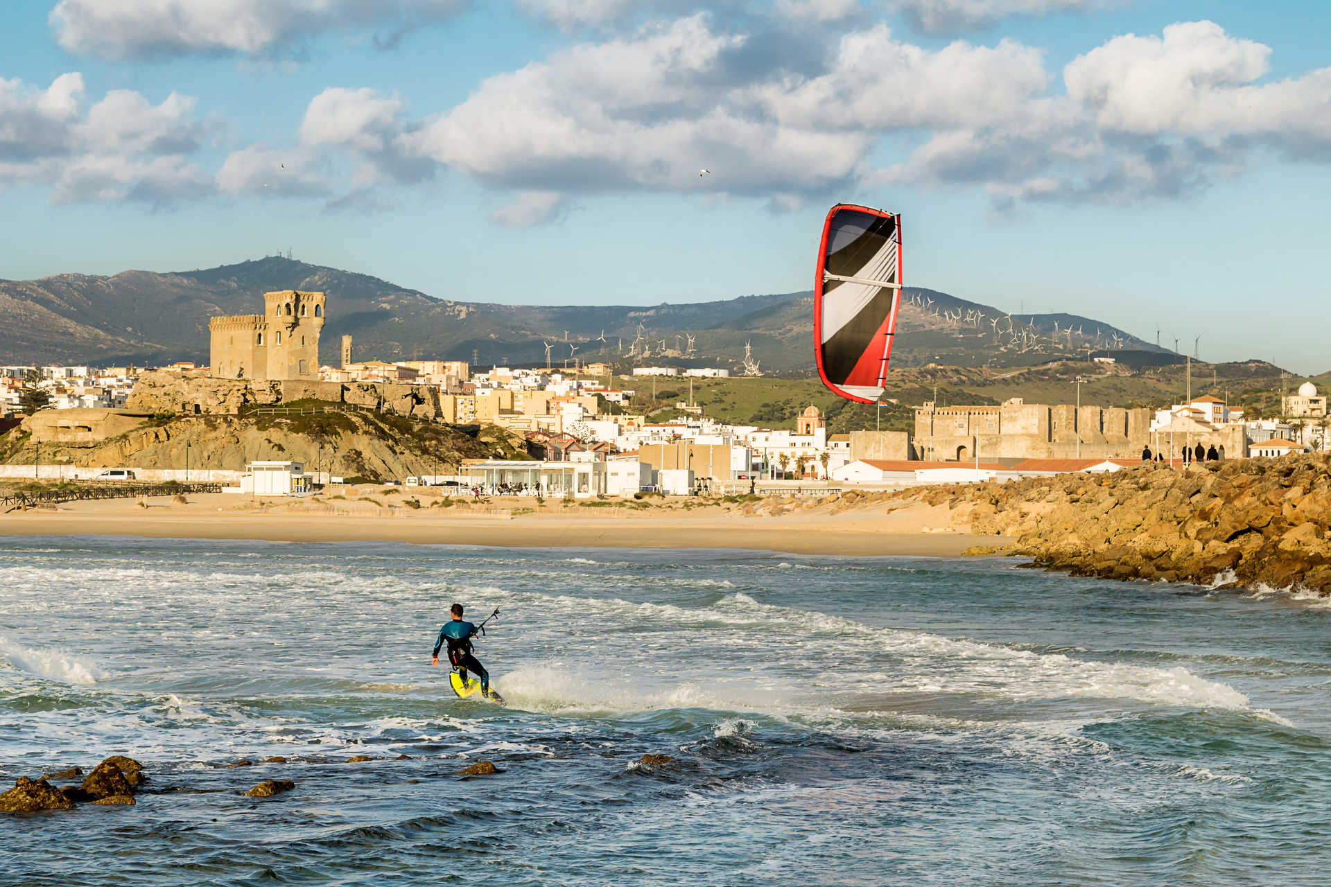 Andalucía en autocaravana kitesurf Tarifa Cádiz