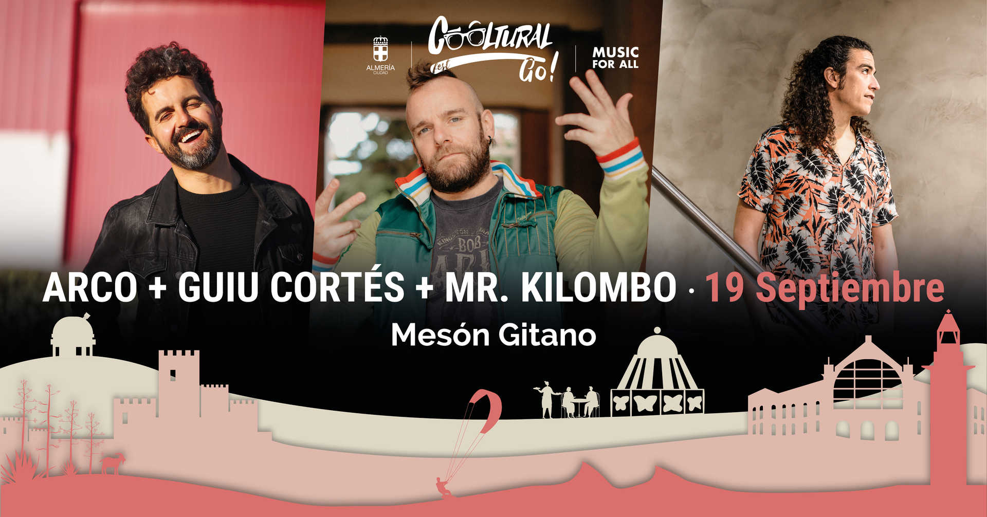 Arco, Mr. Kilombo y Guiu Cortés