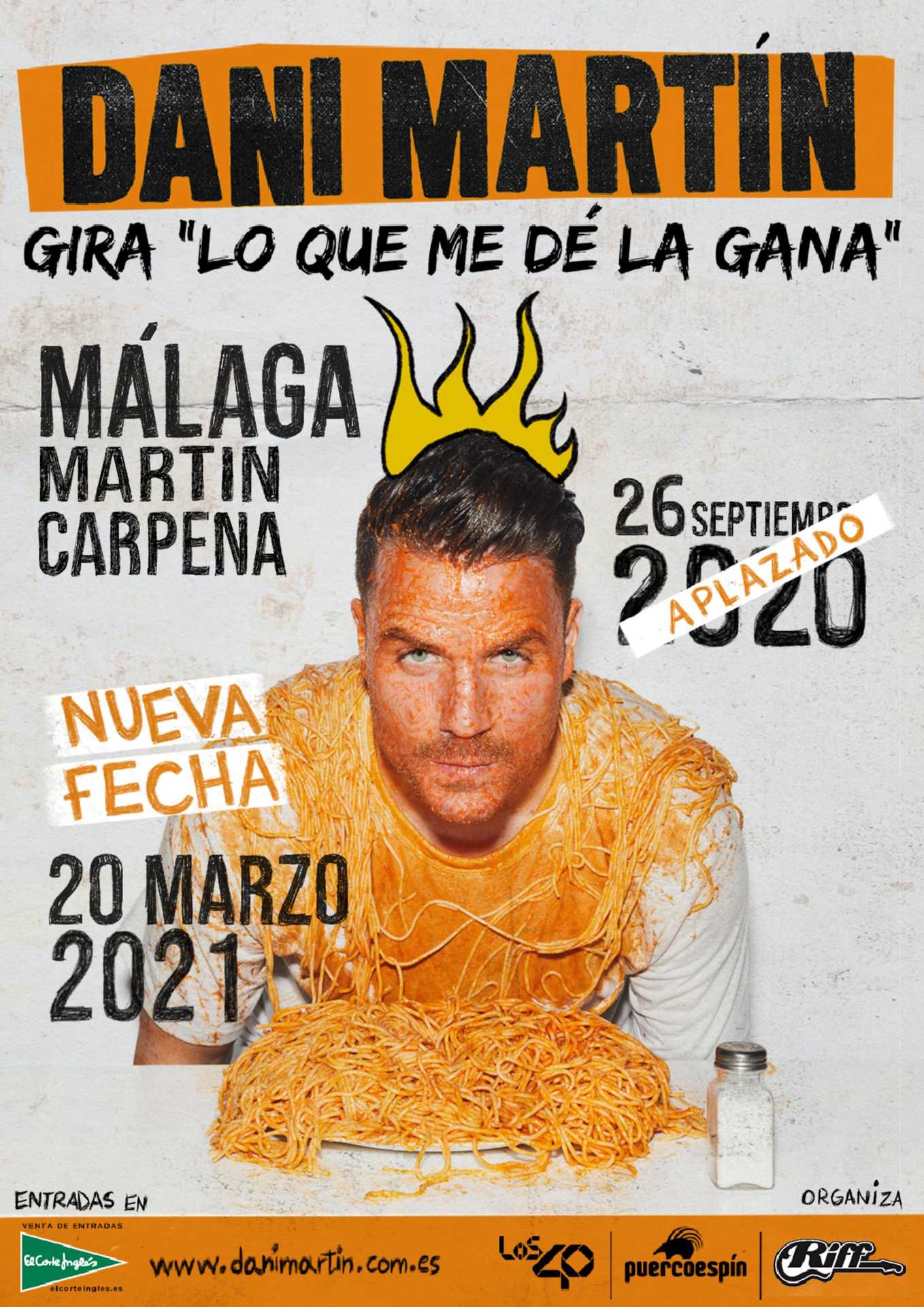 Dani Martín. Gira Lo que me dé la gana