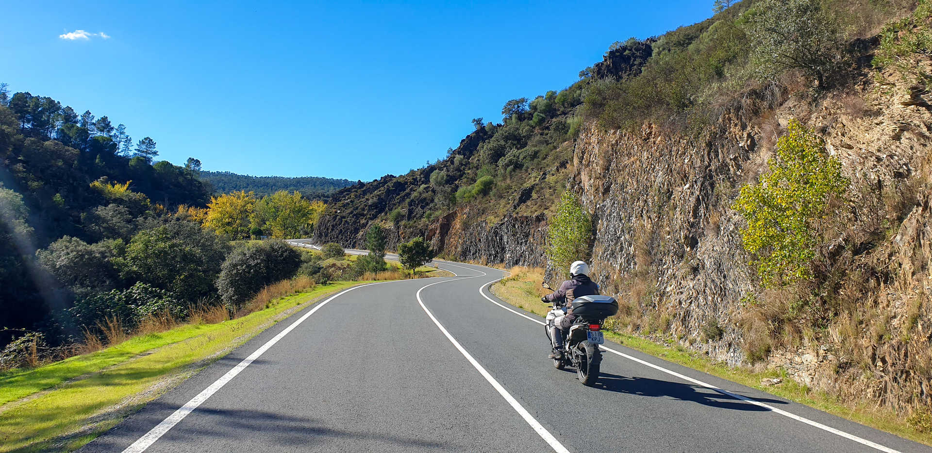 Ruta en moto Sierra de Huelva