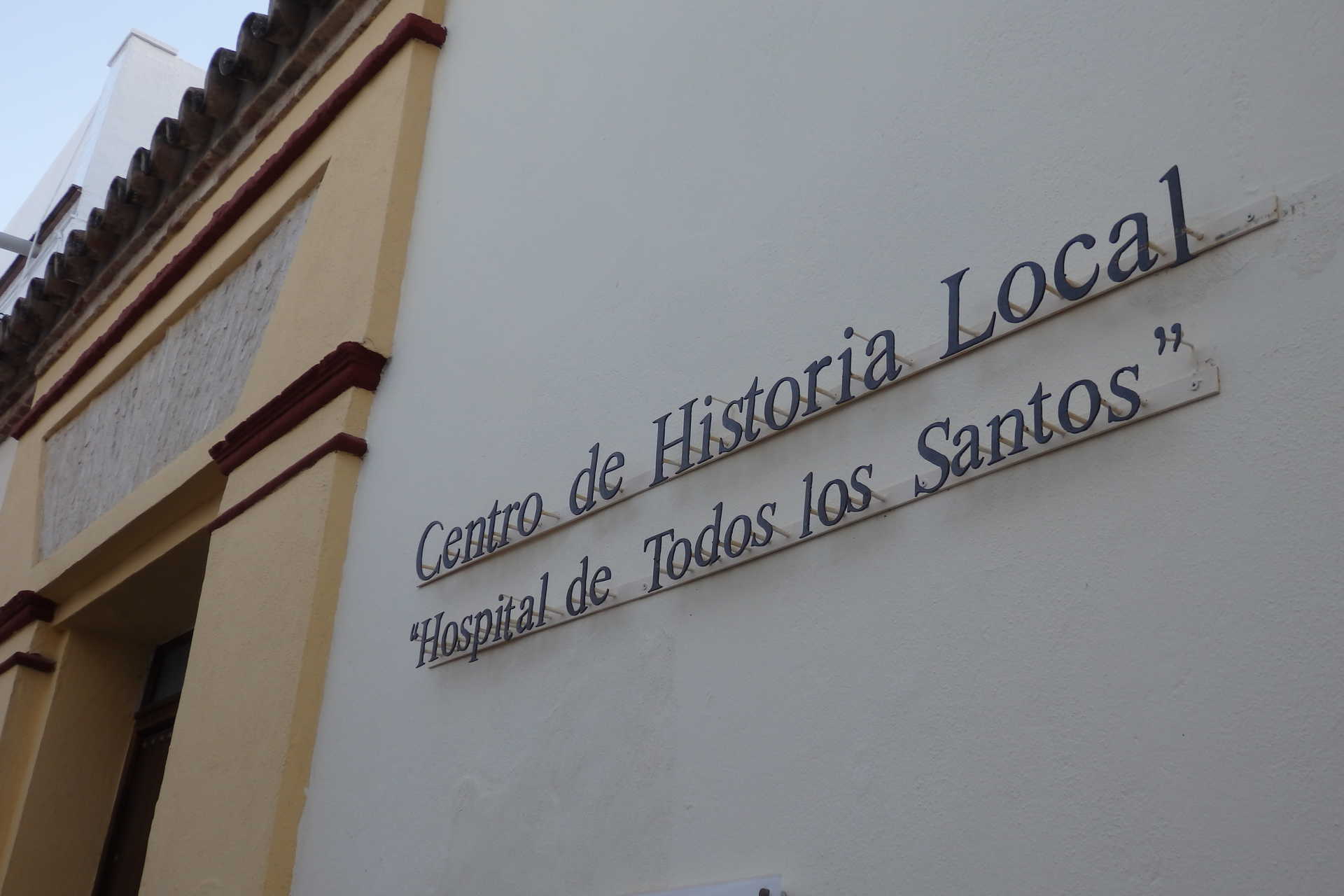 Local History Centre. Former Hospital de Todos Los Santos