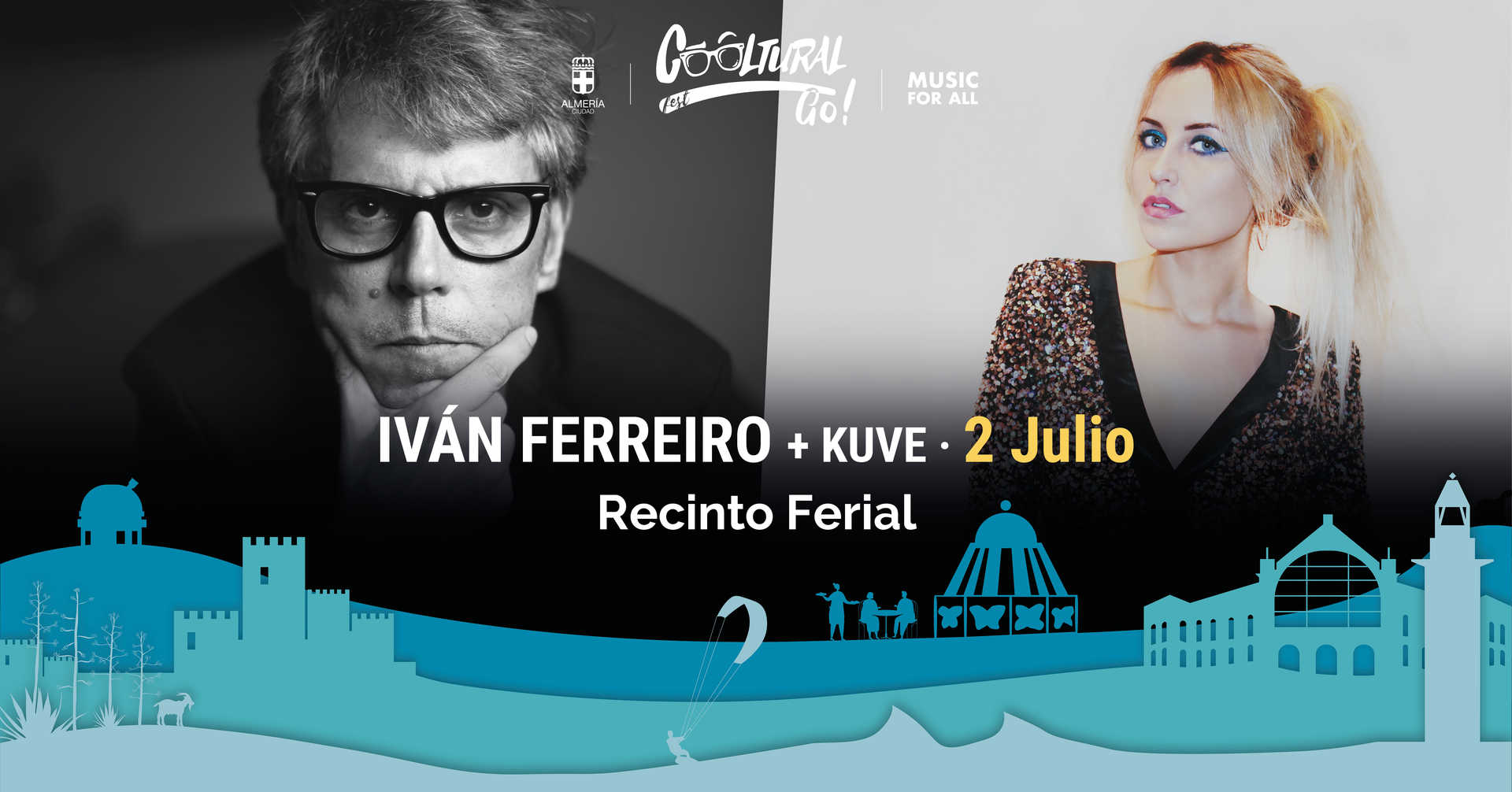 Iván Ferreiro y Kuve en concierto