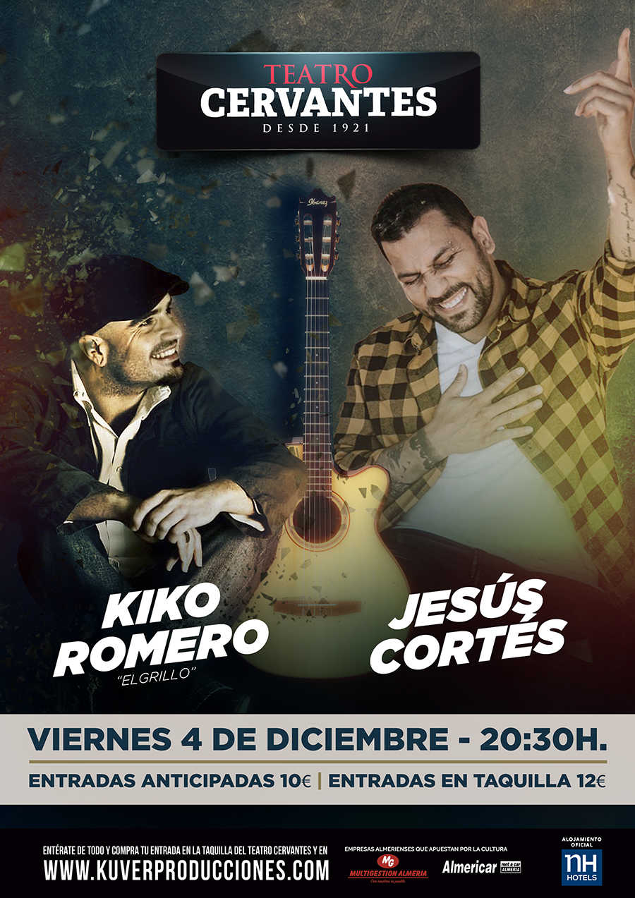 Kiko Romero “El Grillo” y Jesús Cortés en concierto