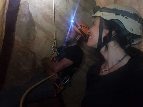 Espeleología en la Cueva de Cogollitos