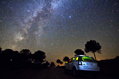 Star gazing at Sierra Morena, a Starlight experience